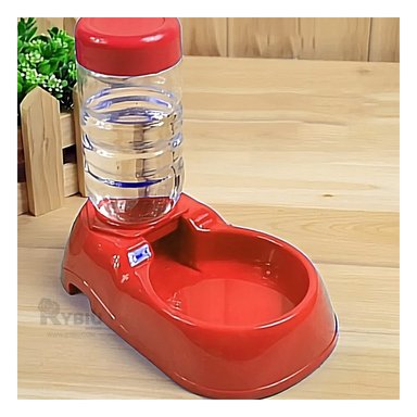 DISPENSADOR AGUA PERRO Y GATO MA31108 DISPENSADOR HIDRATANTE MASCOTA ROJO Y PAPEL REGALO RYBIU