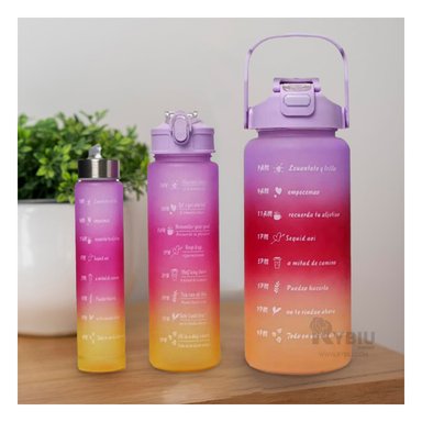 TOMATODO RYBIU CO29589 DINAMICO 3 CAPACIDADES MORADO + REGALO STICKERS