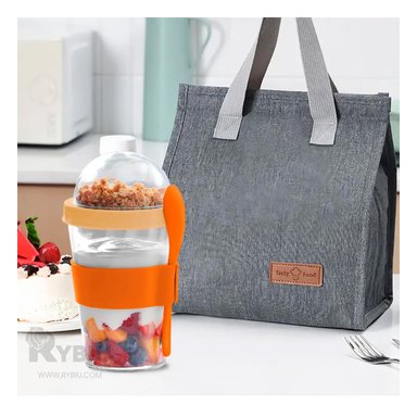 VASO PRACTICO 350ML RYBIU CO29581 ANARANJADO +REGALO AGENDITA