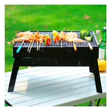 PARRILLA RYBIU CO30422 NEGRO MINI DURADERA HULLA + REGALO STICKERS - 2