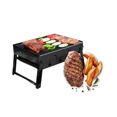 PARRILLA RYBIU CO30422 NEGRO MINI DURADERA HULLA + REGALO STICKERS - 3