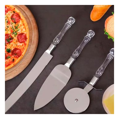 SET RYBIU CUCHILLOS DISEÑO ESTILIZADO MANGO ACRÍLICO CO30049