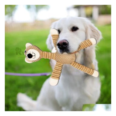 PELUCHE PERRO Y GATO MA30014 RYBIU DIVERTIDO DE MOSTAZA Y AGENDITA