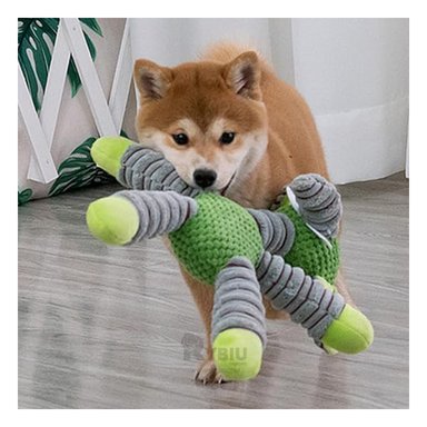 PELUCHE PERRO Y GATO MA30013 RYBIU DIVERTIDO DE VERDE Y AGENDITA