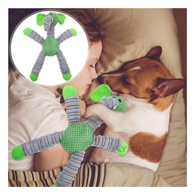 PELUCHE PERRO Y GATO MA30013 RYBIU INTERACTIVO CON SONIDO DE VERDE