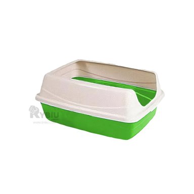 ARENERO GATO RYBIU MA30933 DISEÑO SEMICERRADO COLOR VERDE