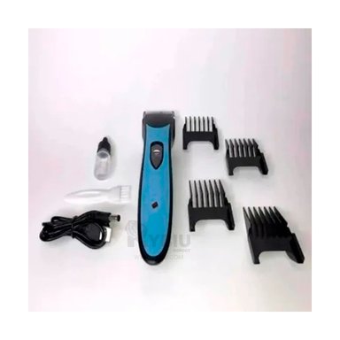 KIT PELUQUERÍA PERRO Y GATO RYBIU MA31079 CORTA PELO CLIPPER 6620 DE USOS MULIPLES AZUL