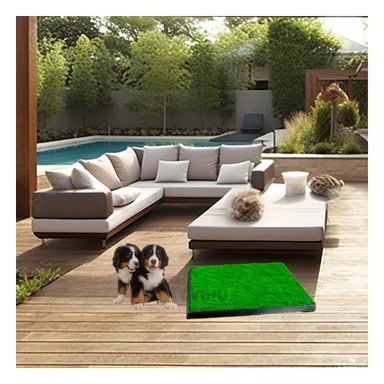 BAÑO PERRO RYBIU MA31006 REMOVIBLE TALLA M NEGRO + AGENDITA