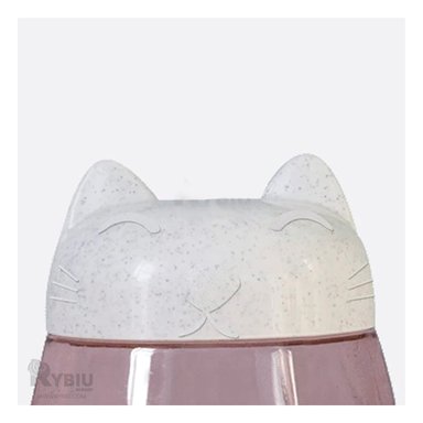 COMEDERO GATO MA31069 PRÁCTICO Y FUNCIONAL COLOR BLANCO Y AGENDITA RYBIU - 3
