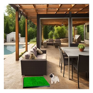 BAÑO PERRO RYBIU MA31006 AMPLIO CANES TALLA M NEGRO + STICKERS