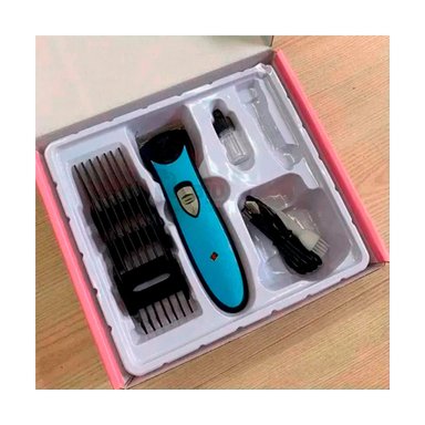 KIT PELUQUERÍA PERRO Y GATO RYBIU MA31079 CORTA PELO CON ESTILO DE 3.6 MM AZUL + PAPEL REGALO