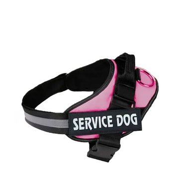 ARNÉS PERROS MA30968 RYBIU PECHERA SERVICE DOG TALLA M DE COLOR NEGRO