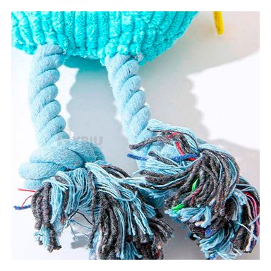 JUGUETE PERRO FELPA MA31116 RYBIU CELESTE Y PAPEL REGALO