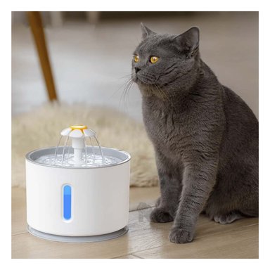 BEBEDERO GATO MA31113 AUTOMÁTICO MULTICOLOR Y PAPEL REGALO RYBIU