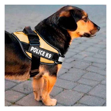 ARNÉS PERROS MA30971 RYBIU DE ALTA RESISTENCIA TALLA S AMARILLO Y+PAPEL DE REGALO