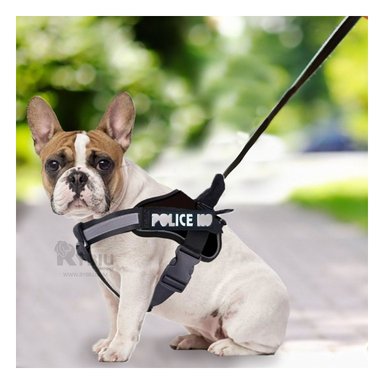 PECHERA PERROS MA30974 RYBIU SERVICE TALLA S EN COLOR NEGRO Y+PAPEL DE REGALO