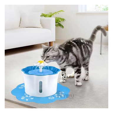 FUENTE PERRO Y GATO MA31421 ESTABLE Y PRÁCTICA CELESTE 2.5 LT Y AGENDITA RYBIU