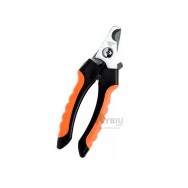 KIT PELUQUERÍA PERRO Y GATO RYBIU MA31082 CORTAUÑA PRACTICO DE CANINO ANARANAJDO + STICKERS