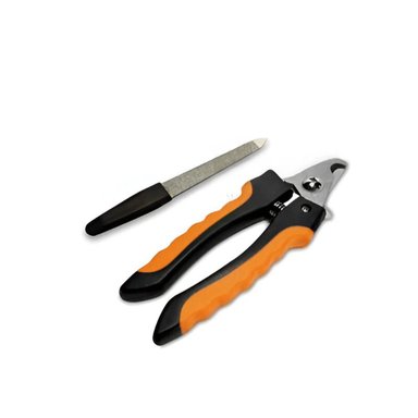 KIT PELUQUERÍA PERRO Y GATO RYBIU MA31082 CORTAUÑA PRACTICO DE CANINO ANARANAJDO + STICKERS - 3
