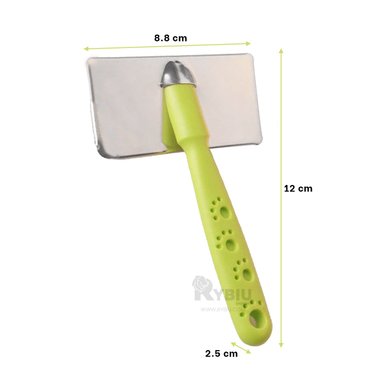 PEINE PERRO Y GATO RYBIU MA31225 TA PORTATIL PET PARA PELO TONO VERDE + AGENDITA - 5
