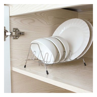 SOPORTE RYBIU CO29878 ACERO INOXIDABLE PLATEADO DURADERO VAJILLAS + REGALO AGENDITA