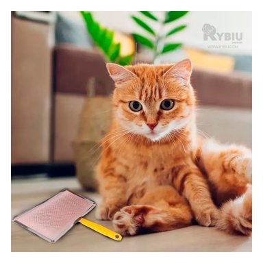 PEINE PERRO Y GATO RYBIU MA31227 TA PORTATIL PET PARA PELO TONO AMARILLO + AGENDITA