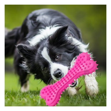 JUGUETE PERRO MA31142 RYBIU ENTRETENIMIENTO ROSADO Y PAPEL REGALO