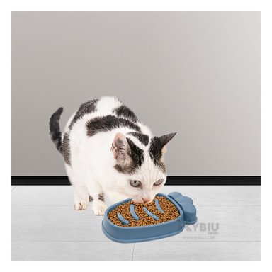 PLATO PERRO MA31312 RESISTENTE COMER COLOR AZUL Y AGENDITA RYBIU