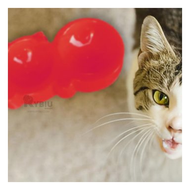 PLATO GATO MA31289 RESISTENTE DOBLE ROJO Y PAPEL REGALO RYBIU