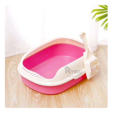 ARENERO GATO RYBIU MA30909 REMOVIBLE SIN TECHO TONO ROSADO + AGENDITA