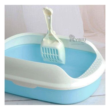 ARENERO GATO RYBIU MA30907 ESTÉTICO Y ÚTIL GATITOS TONO AZUL + STICKERS