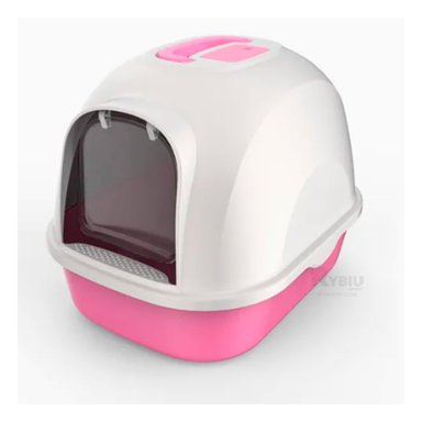 ARENERO GATO RYBIU MA30922 FORMA CERRADA COLOR ROSADO + AGENDITA - 4