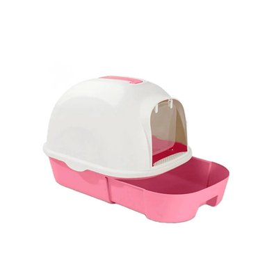 ARENERO GATO RYBIU MA30913 RESISTENTE INCLUYE BANDEJA COLOR FUCSIA