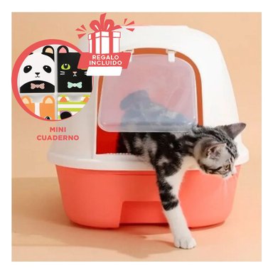 ARENERO GATO RYBIU MA30915 RESISTENTE COLOR ROJO + AGENDITA
