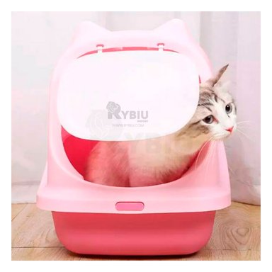 ARENERO GATO RYBIU MA30918 RESISTENTE MOVIL ROSADO + AGENDITA