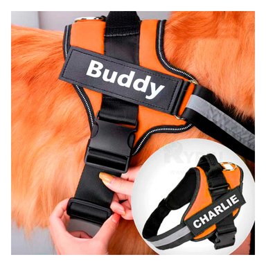 ARNÉS PERROS MA30959 RYBIU COMODO Y LIGERO EN COLOR ANARANJADO Y+PAPEL DE REGALO