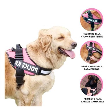 PECHERA PERROS MA30988 RYBIU PARA GRANDE SERVICE EN ROSADO XXL - 3
