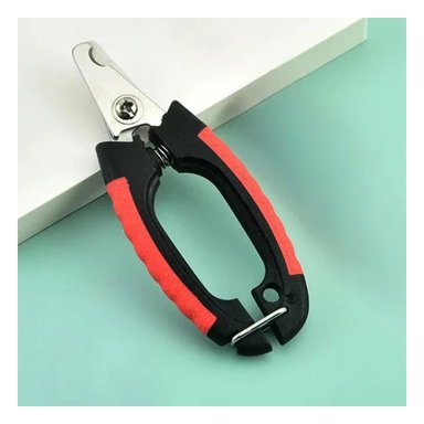CORTAUÑAS PERRO Y GATO RYBIU MA31087 PET DE ACERO INOXIDABLE ROJO CHICO - 2