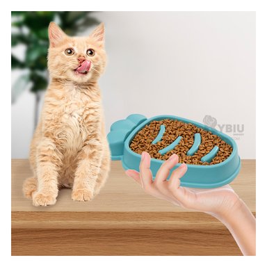 PLATO PERRO MA31311 DURADERO ANTIESTRÉS COLOR VERDE Y STICKERS RYBIU