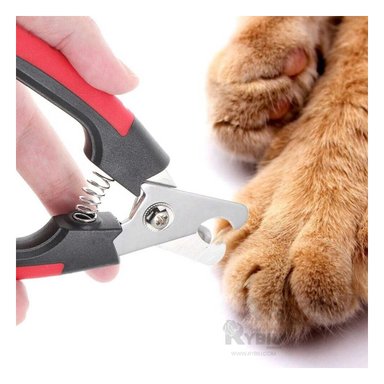 CORTAUÑAS PERRO Y GATO RYBIU MA31087 CON MANGO ANTIDESLIZANTE CHICO + AGENDITA