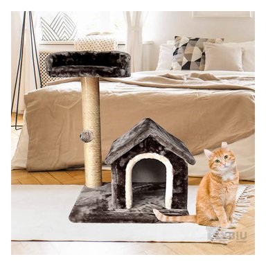 CASA GATO MA31119 RYBIU GIMNASTA PARADE 2 PISOS TONALIDAD GRIS