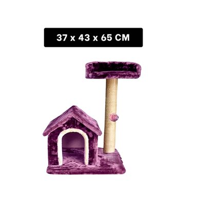 GYM GATO MA31120 RYBIU FORMA DE CASA DE DOS PISOS LILA - 4