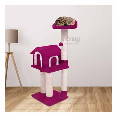 GIMNASIO GATOS MA31127 RYBIU MODERNO Y MANEJABLE COLOR FUCSIA