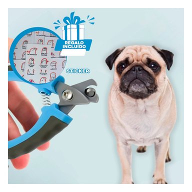 CORTAUÑAS PERRO Y GATO RYBIU MA31090 FUNCIONAL DE CELESTE + STICKERS - 1