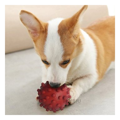 JUGUETE PERROS MA31146 RYBIU PRACTICO PARA CANINOS DE COLOR ROJO +AGENDITA