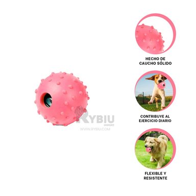 JUGUETE PERRO MA31153 TALLA L ROSADO +STICKERS RYBIU