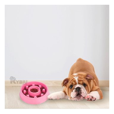 PLATO PERRO Y GATO MA31305 ÚTIL CIRCULAR Y TIERNOS TONO ROSADO Y AGENDITA RYBIU