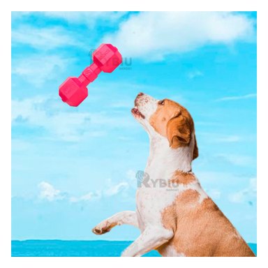 JUGUETE PERRO MA31163 LION ROSADO +STICKERS RYBIU