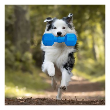 JUGUETE PERRO MA31161 AZUL RYBIU RESISTENTE DE CAUCHO