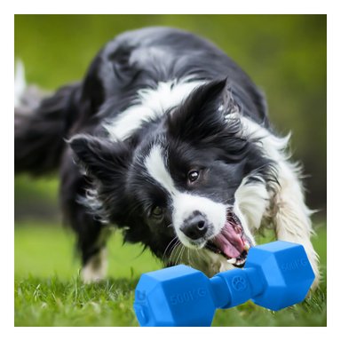 JUGUETE PERRO MA31161 FORMA DE PESA PARA CACHORROS AZUL +AGENDITA RYBIU